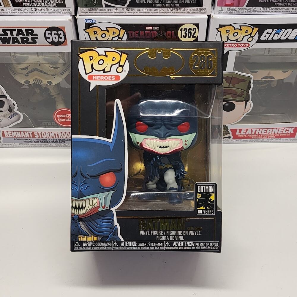 Funko Pop! Heroes DC Batman 80 Years Red Rain Batman #286 Vinyl Figure In Box